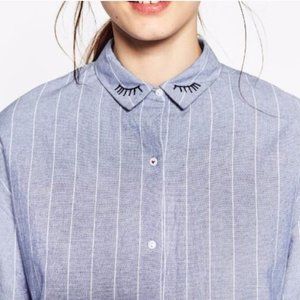 Zara Eyelash EmbroideredTop